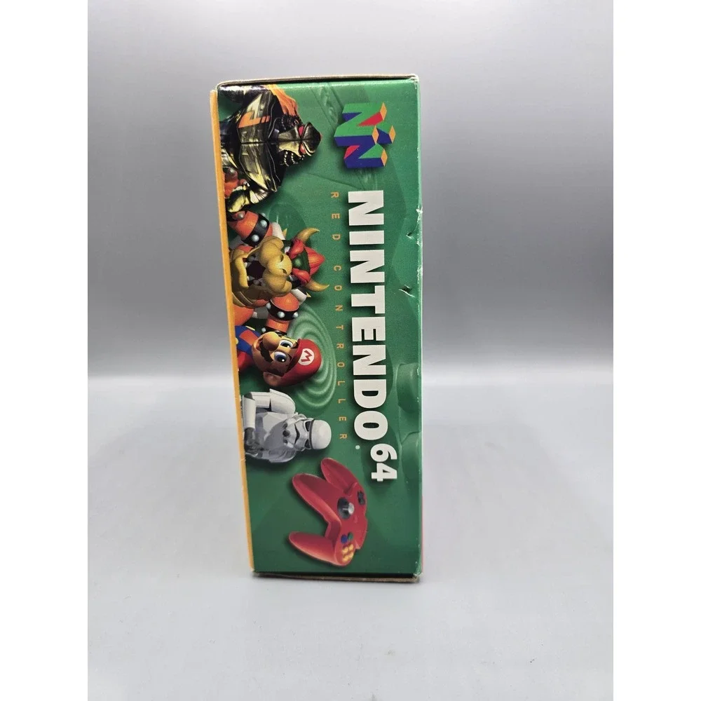 Nintendo 64 N64 Controller Red Original‎ OEM Wired Gamepad with Box NUS-005